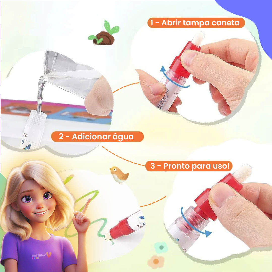 Tapete de Desenho Mágico Infantil | Varie
