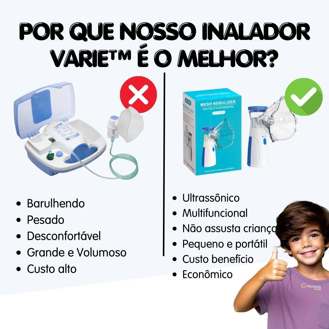 Inalador Portátil Silencioso Recarregável | Varie™ (LEVE 2 NA PROMOÇÃO)