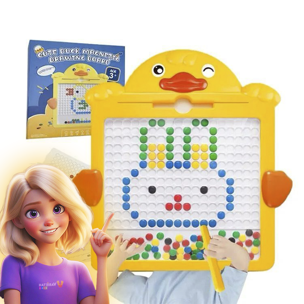 Lousa Mágica Caneta Magnética Infantil