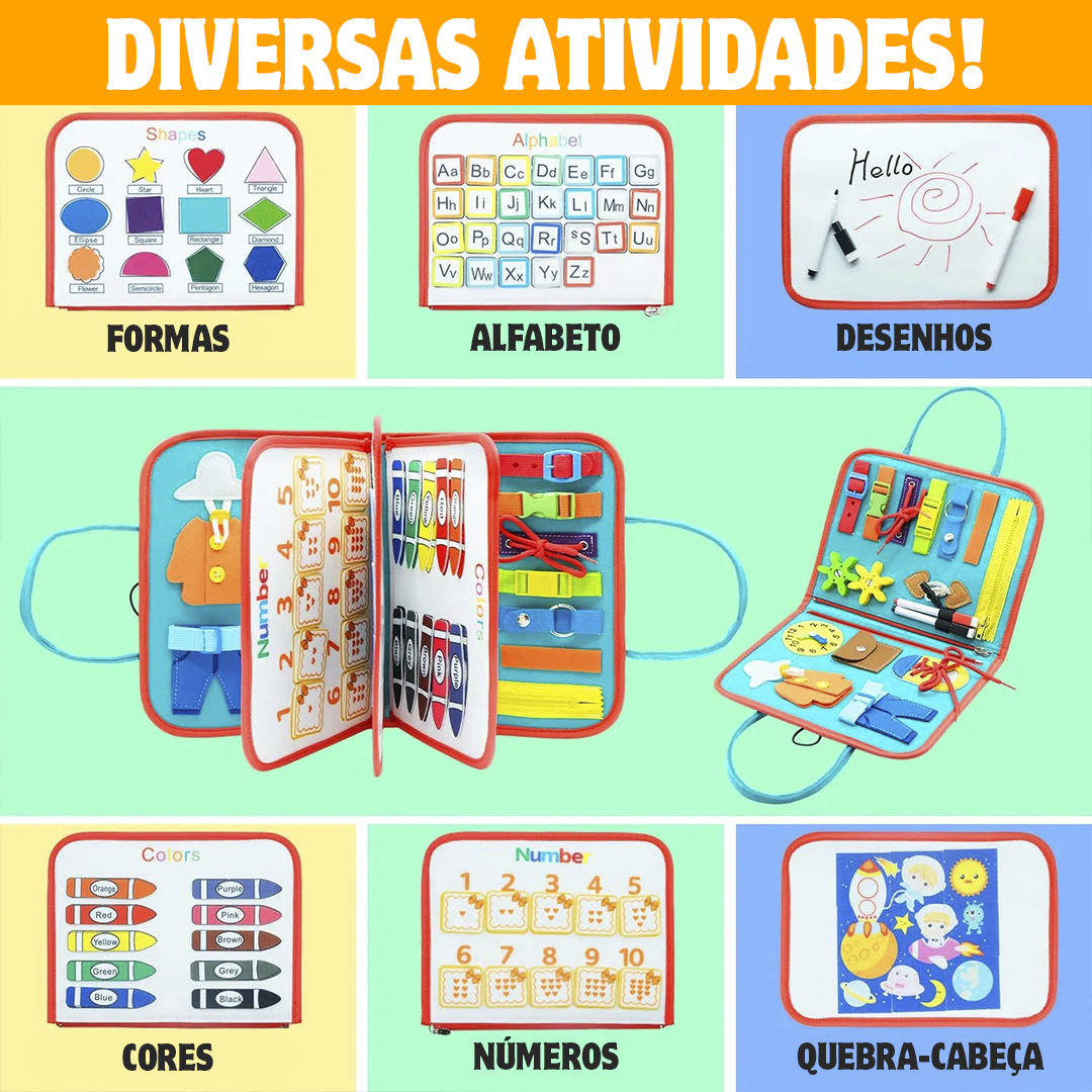 Livrinho Sensorial Montessori Artesanal | Varie™