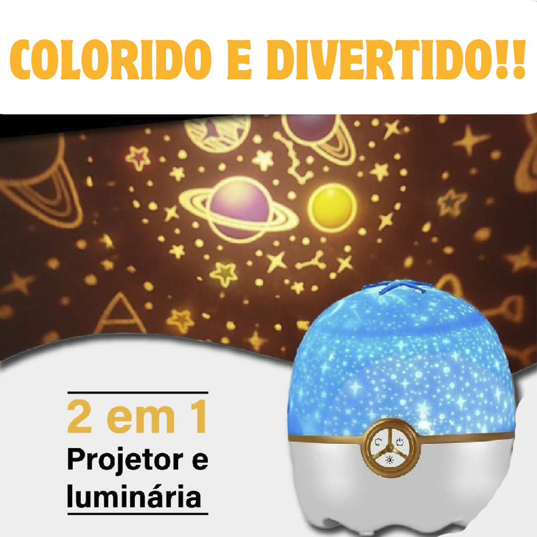 Luminária Mágica Projetor Infantil | Varie™