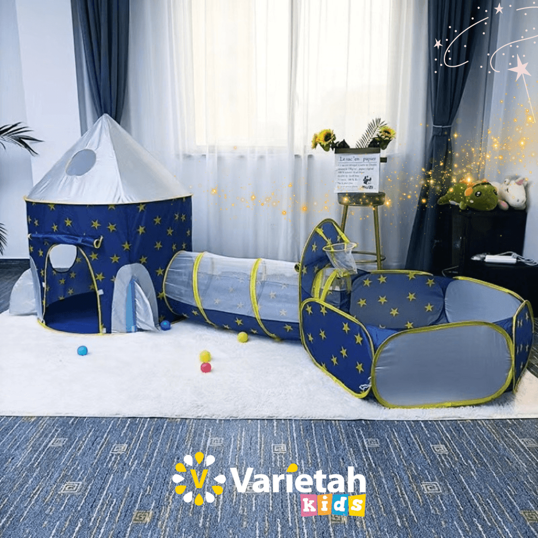 Castelinho Mágico com Túnel Divertido | Original Varietah Kids™