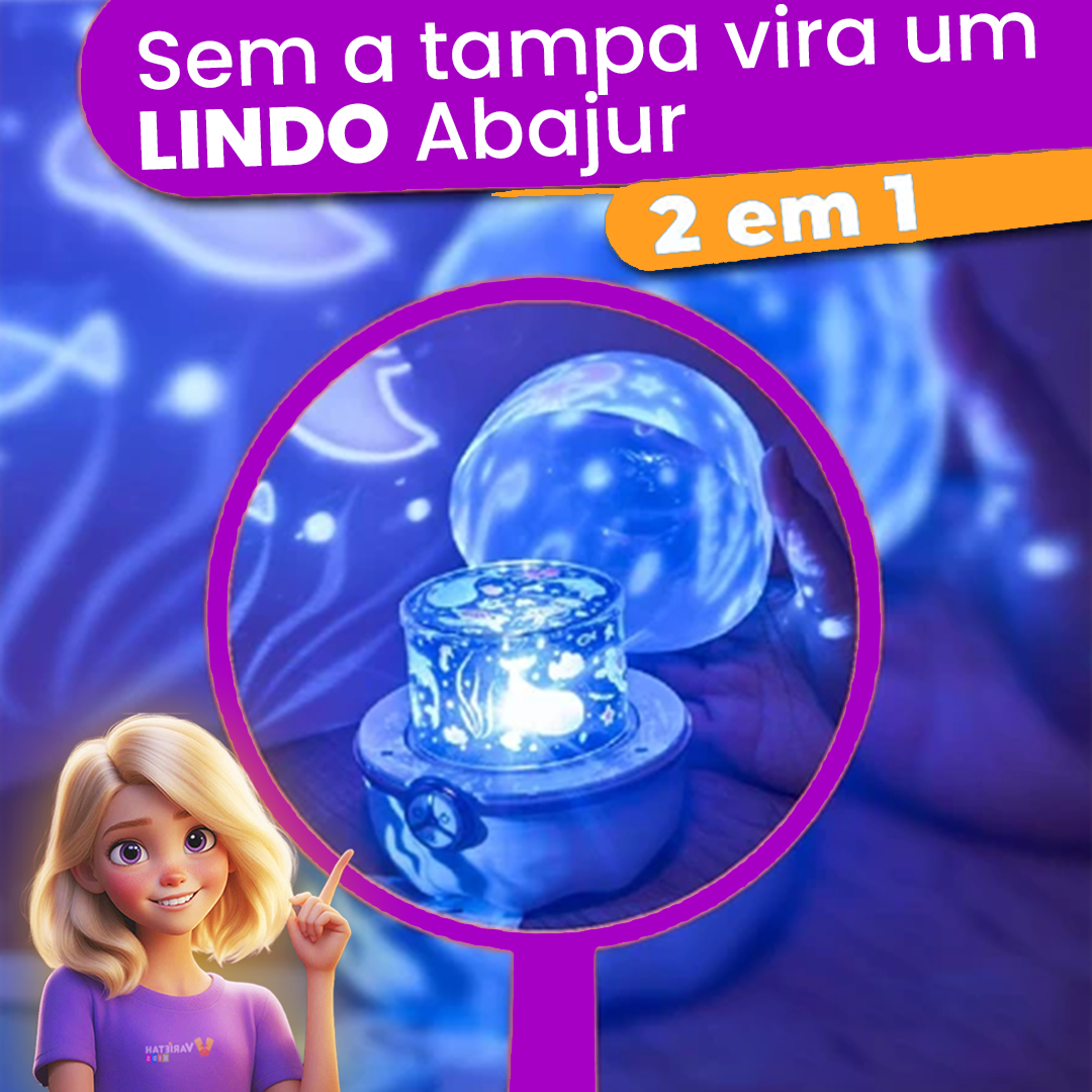 Luminária Mágica Projetor Infantil | Varie™