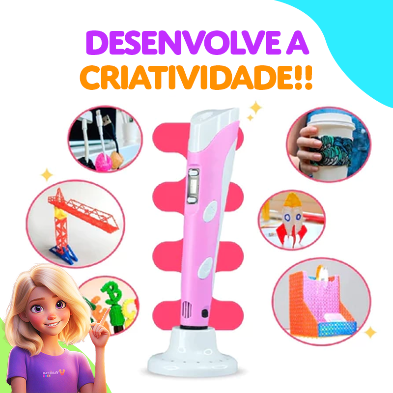Caneta Mágica de Desenho Infantil | Varie