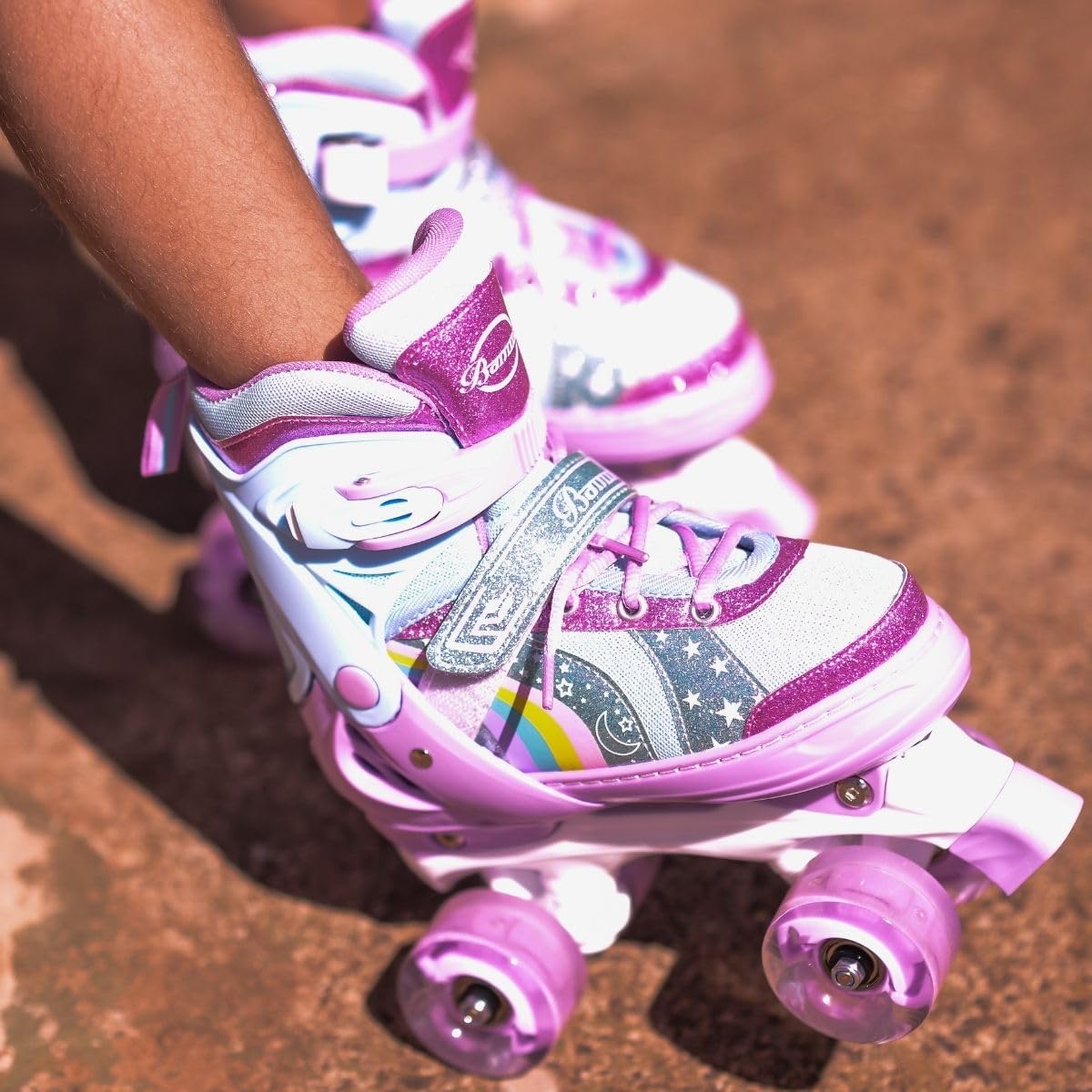 Patins Infantil 4 Rodas, Ajustável em 4 Tamanhos.