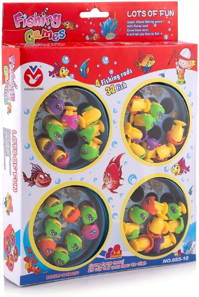 Pesca Maluca 32 Peixes + 4 Varas | Varie™