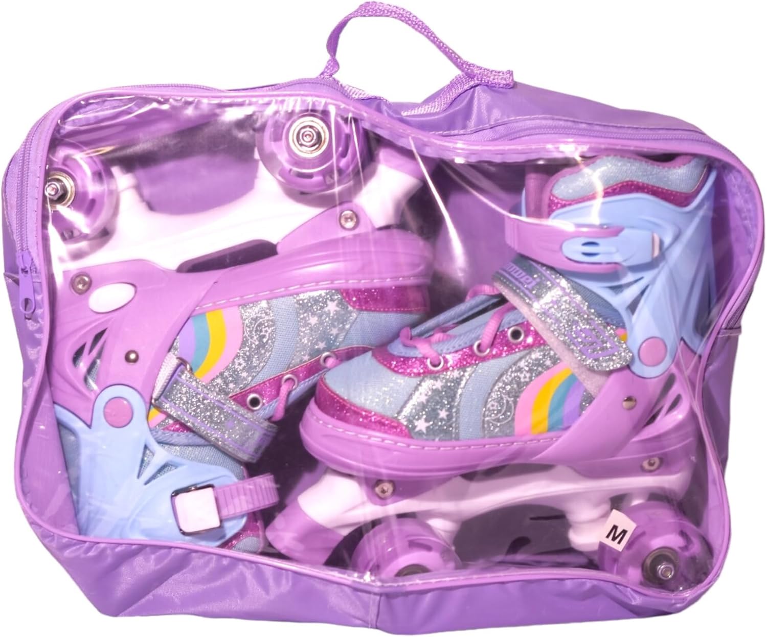 Patins Infantil 4 Rodas, Ajustável em 4 Tamanhos.