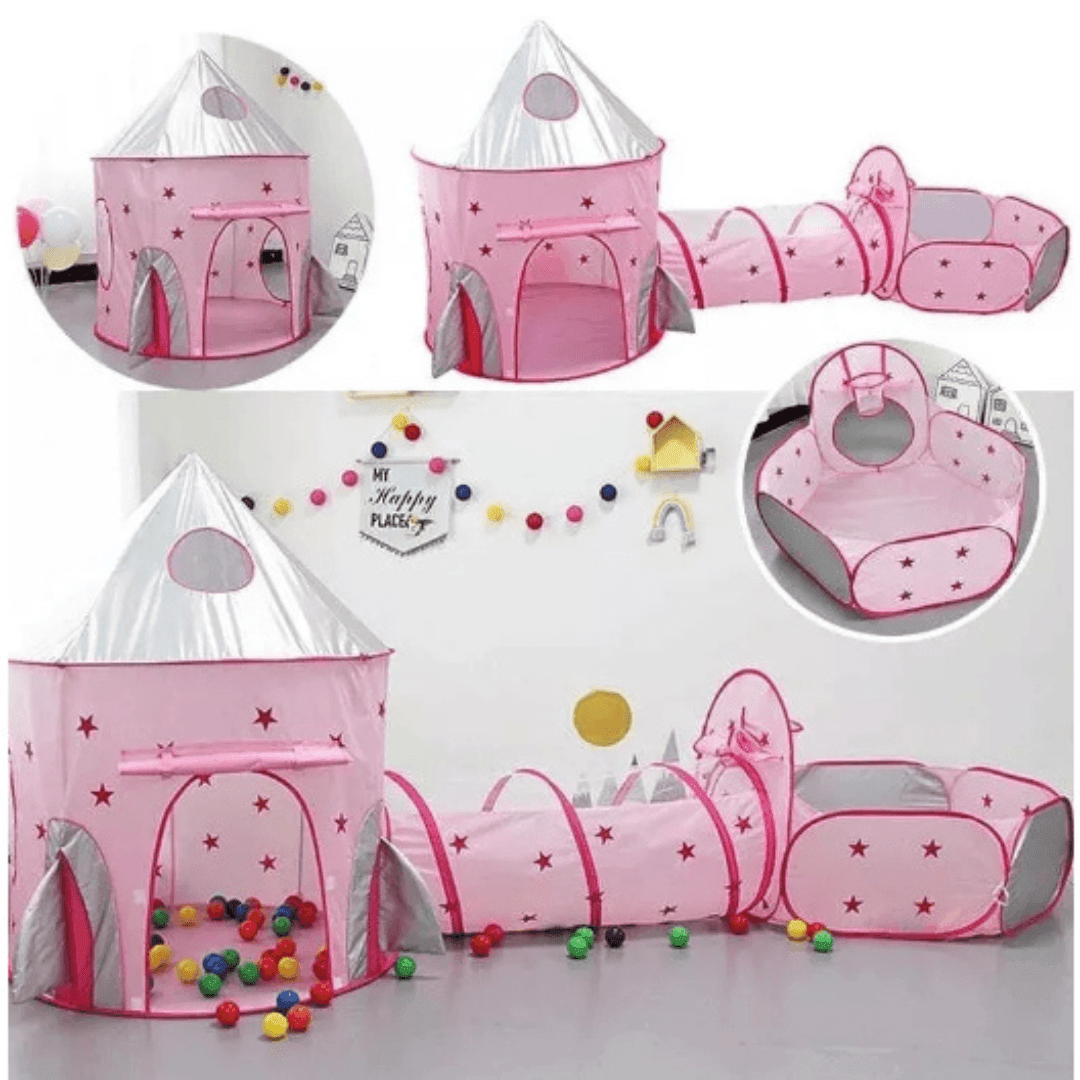 Castelinho Mágico com Túnel Divertido | Original Varietah Kids™