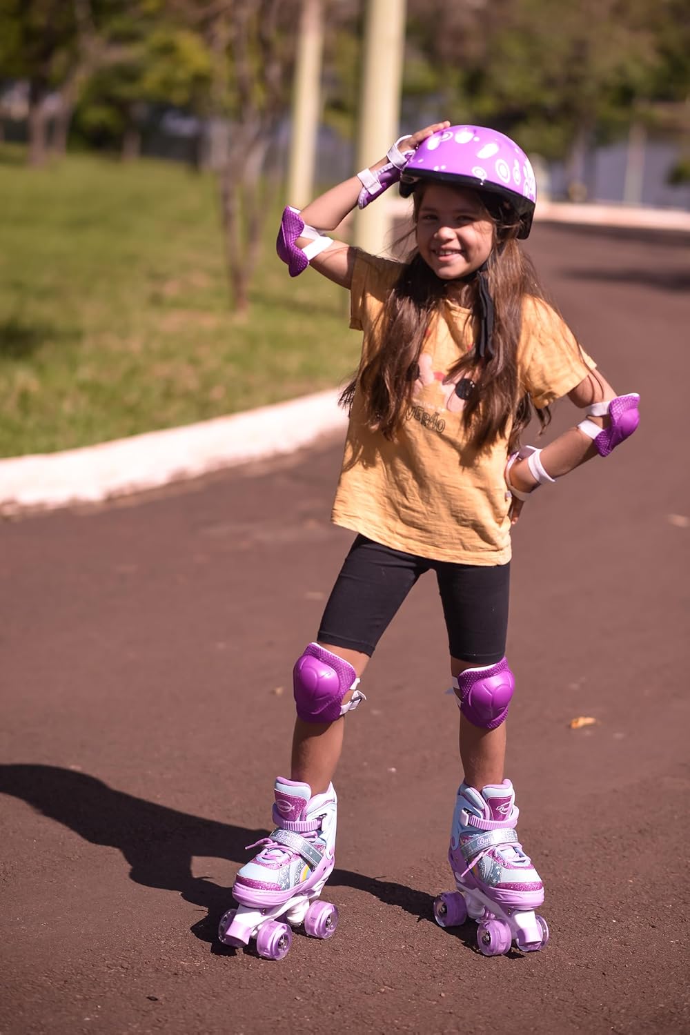 Patins Infantil 4 Rodas, Ajustável em 4 Tamanhos.