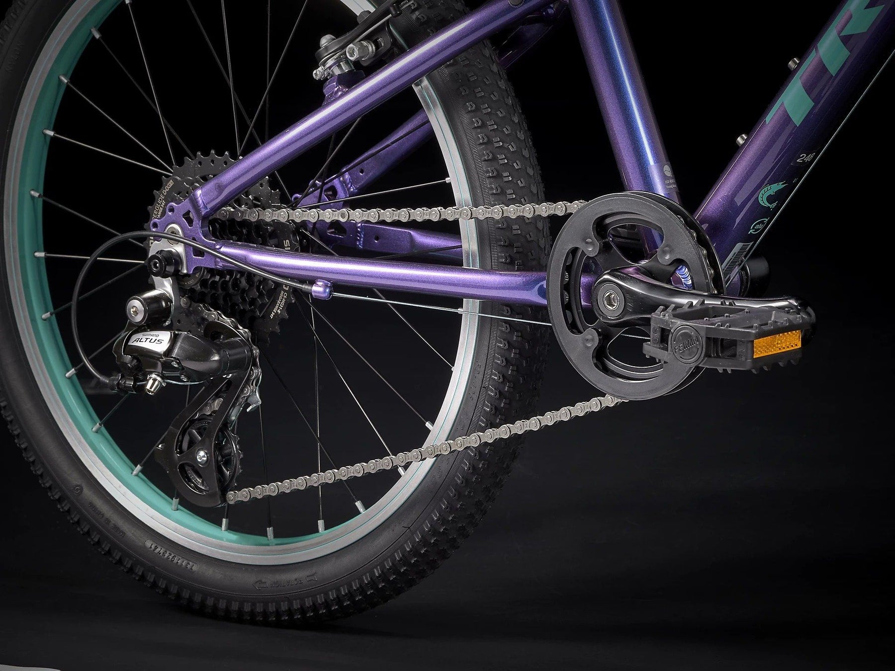 Bicicleta Infantil Trek Wahoo Aro 20 Purple Flip