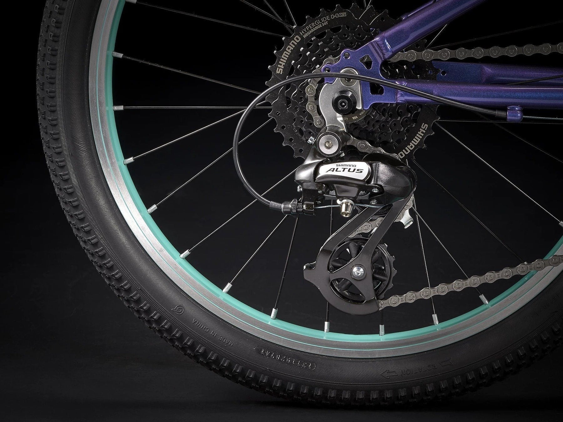 Bicicleta Infantil Trek Wahoo Aro 20 Purple Flip
