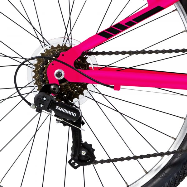 Bicicleta Infantil Groove Indie Aro 24 Rosa Alumínio com Suspensão