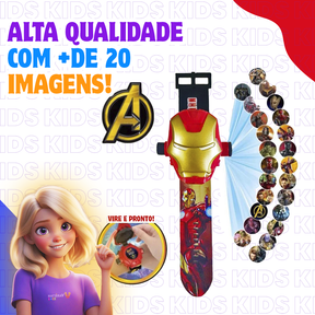 Relógio Projetor Infantil Alta Definição | VarietahKids