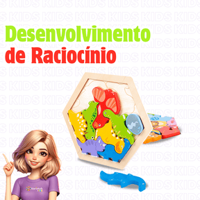 Quebra Cabeça de Madeira Montessori | Varie™