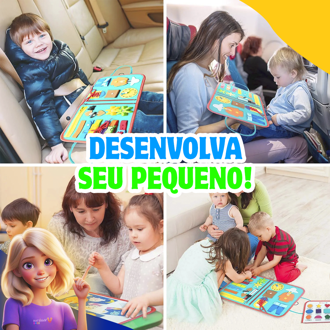 Livrinho Sensorial Montessori Artesanal | Varie™