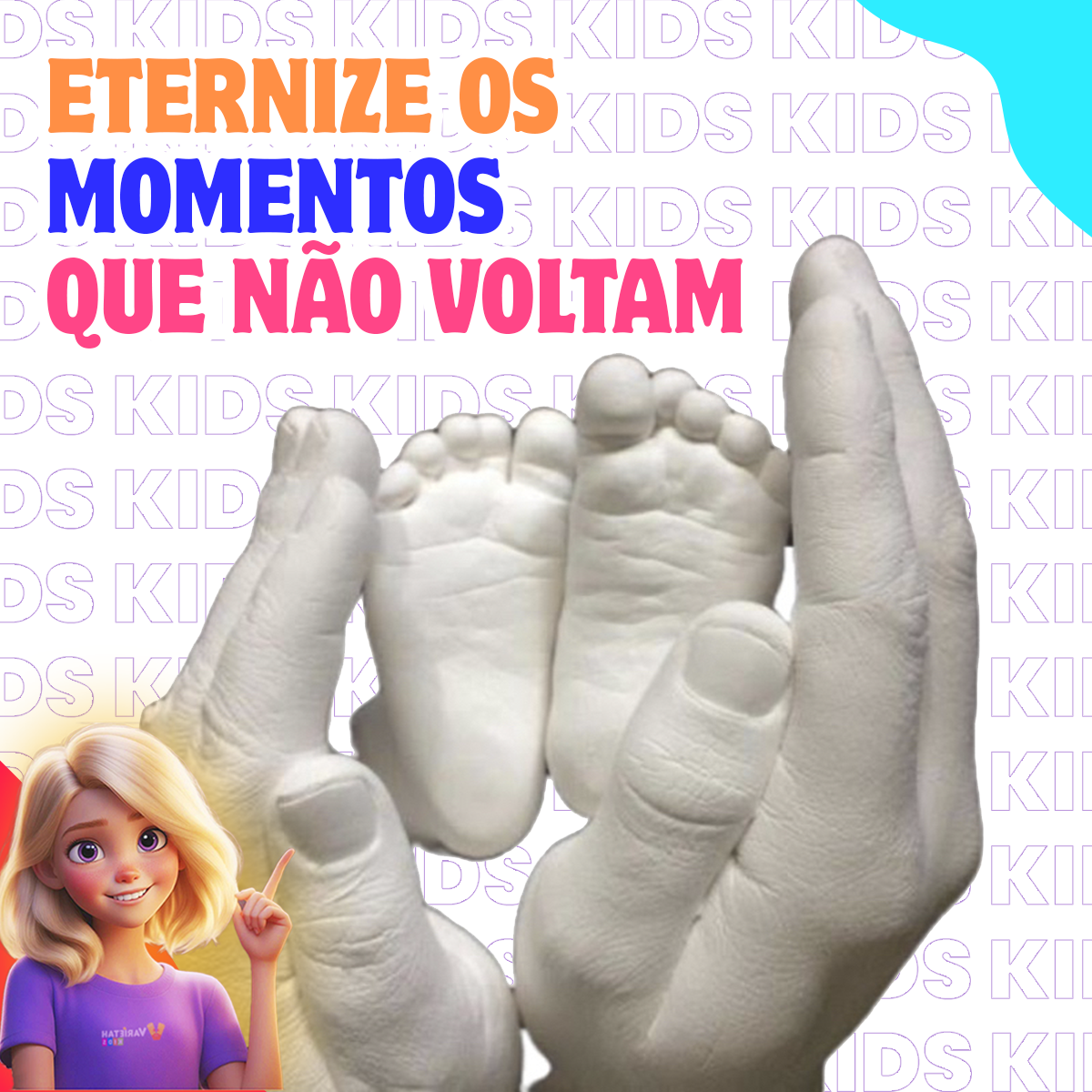 Molde Eternize Baby Mão e Pezinho | Varie™