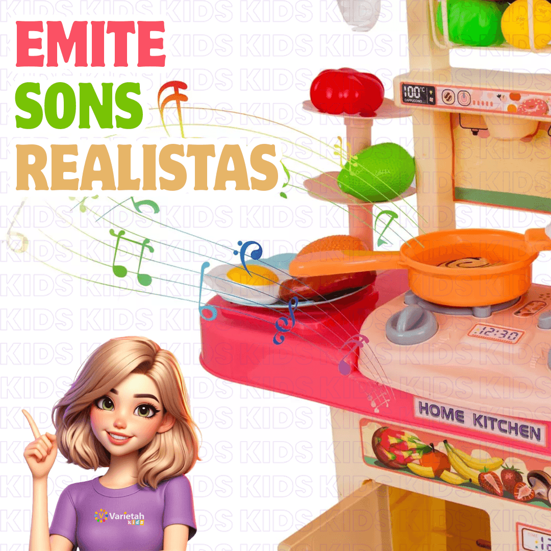 Mini Cozinha Infatil Completa Premium | Varie™