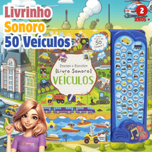 Livro Sensorial 50 Sons Animais + BRINDE EXCLUSIVO | Varie™