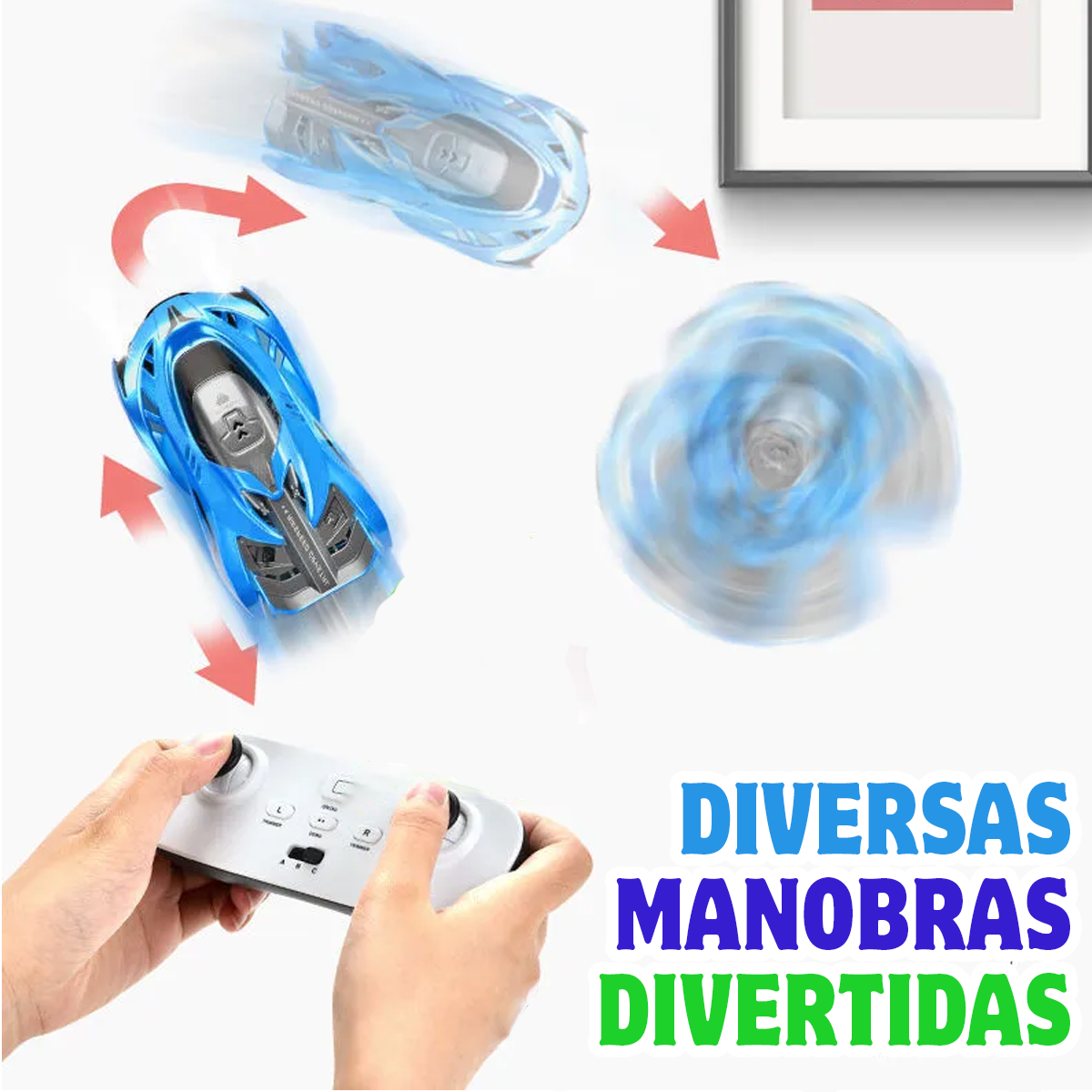 Carrinho Magico Que Anda na Parede Infantil | Varie