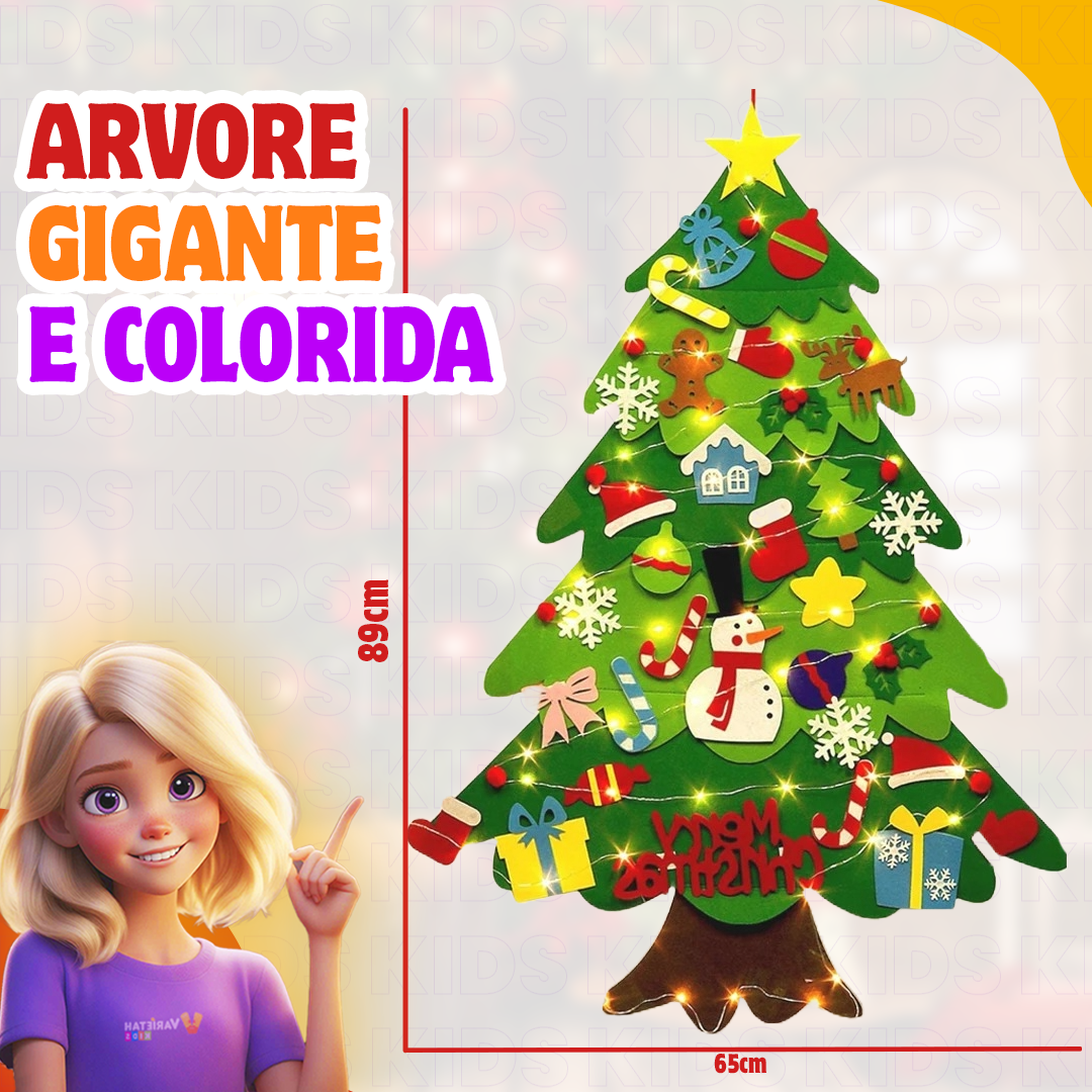 Árvore de Natal Feltro 100% Personalizável | Varie™