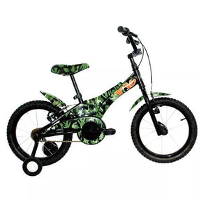 Bicicleta Infantil Aro 16 Camuflada Verde