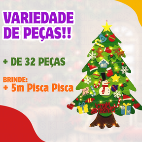 Árvore de Natal Feltro 100% Personalizável | Varie™
