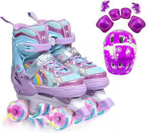 Patins Infantil 4 Rodas, Ajustável em 4 Tamanhos.