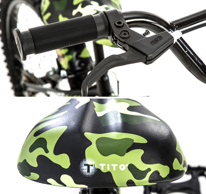 Bicicleta Infantil Groove Aro 20 Camuflada Verde