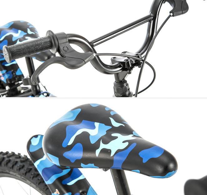 Bicicleta Infantil Groove Aro 16 Camuflada Azul