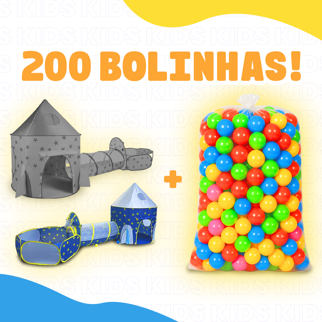 Castelinho Mágico com Túnel Divertido | Original Varietah Kids™