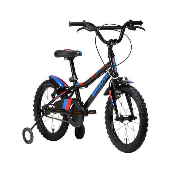 Bicicleta Infantil Groove Ragga Aro 16 Preta/Azul