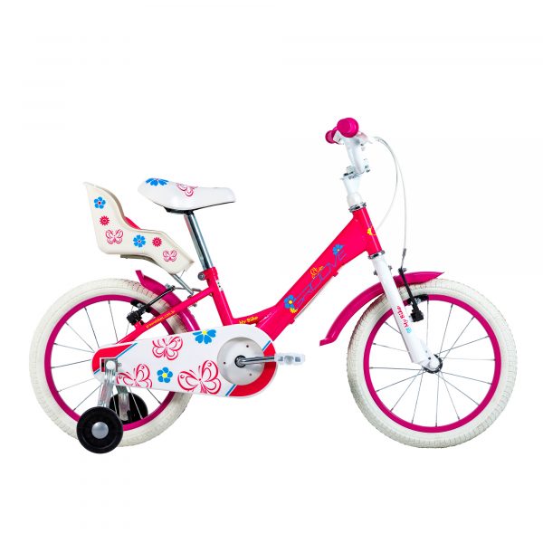 Bicicleta Infantil Groove My Bike Aro 16 Rosa c/ Porta Boneca