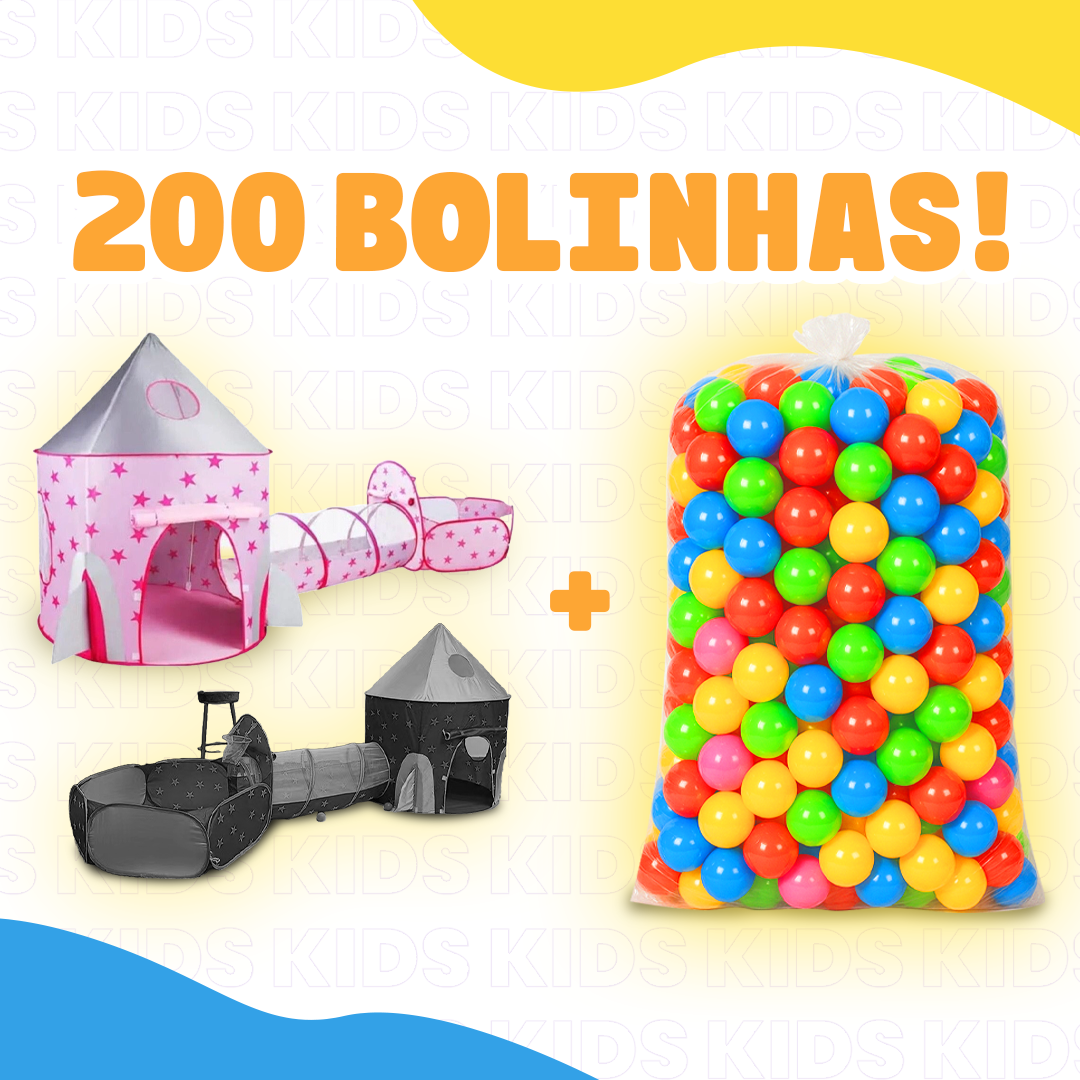 Castelinho Mágico com Túnel Divertido | Original Varietah Kids™