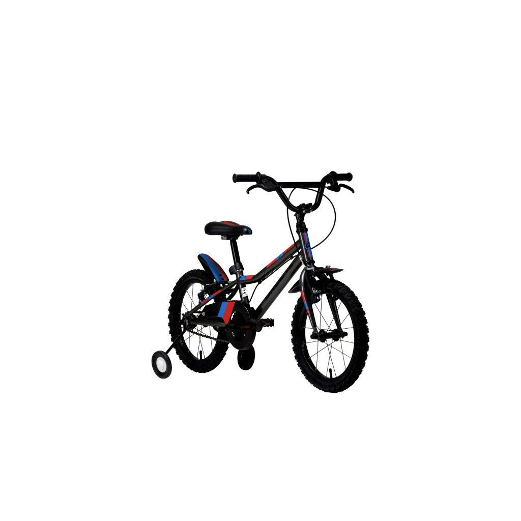 Bicicleta Infantil Groove Ragga 16 - Grafite/Azul/Vermelho