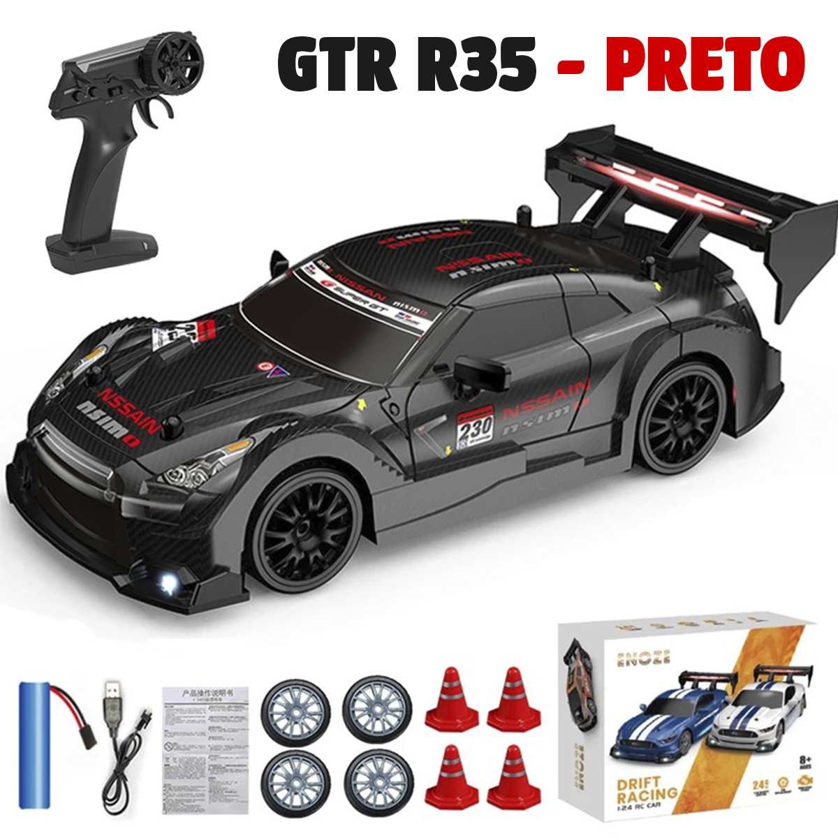 Carrinho Controle Remoto Drift - VarietahKids®